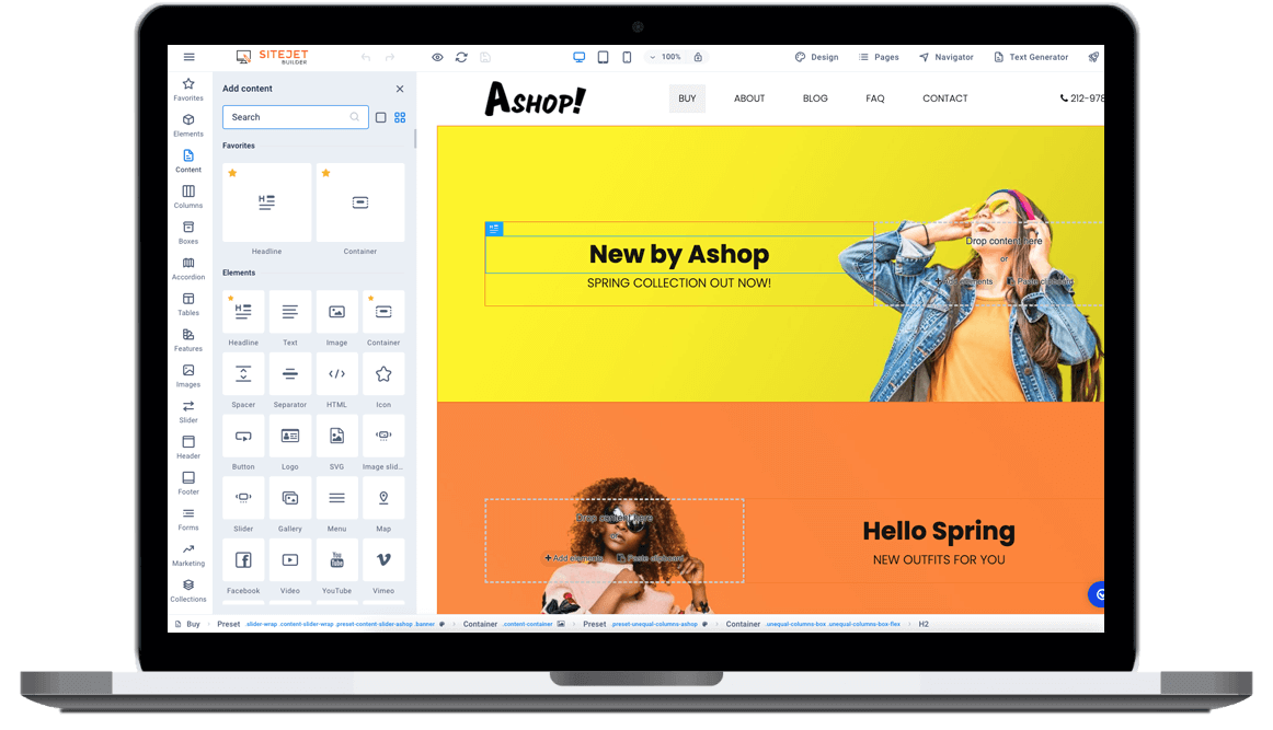 websiter builder