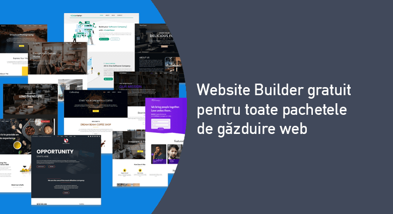website builder gratuit cu hosting web