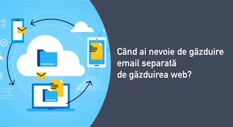 Găzduire email separată pentru firme cu domeniu propriu