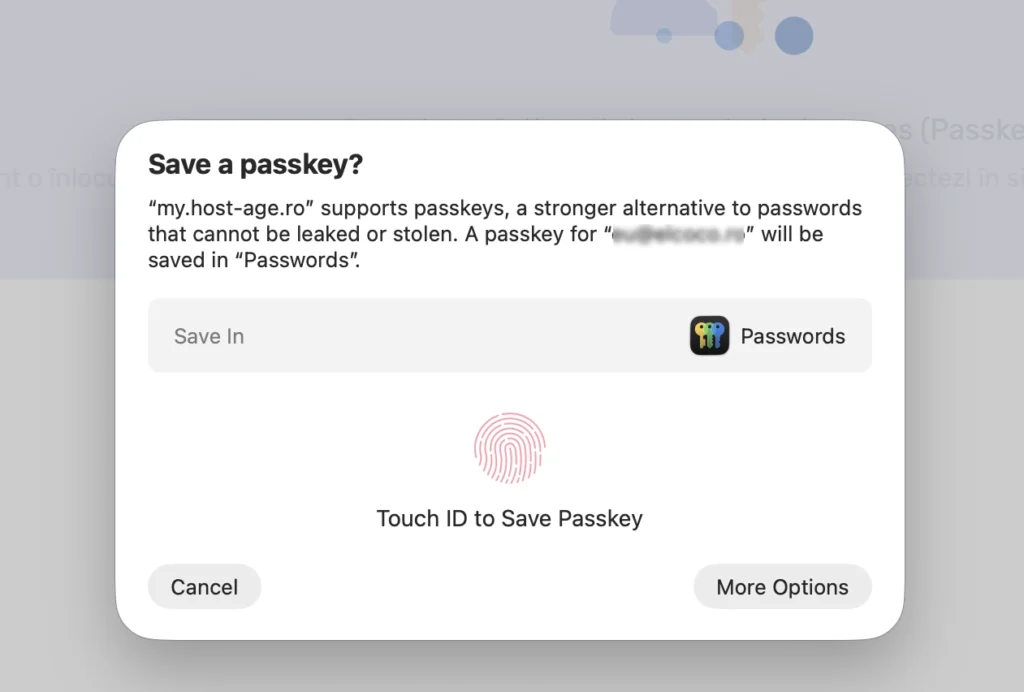 Salvare Passkey